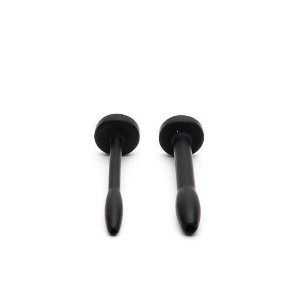 Sport fucker - cum plug kit - silicone urethral dilator - black, Product top view  | Flirtybay.com.au
